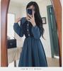Women's Contrast Color Long Skirt: 2024 Spring/Autumn Fashionable, Comfortable, Mature Style Dress