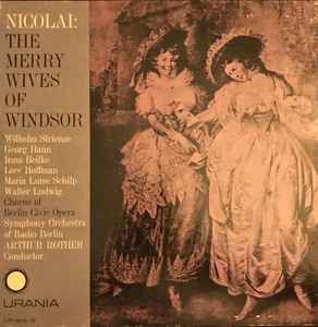 

LP Record ARTHUR ROTHER, SYMPHONY ORCHESTRA O - Nicolai The Merry Wives Of Windsor UR2143 URANIA 1952 US Classical Used