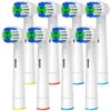 4/8/12/20 Pcs Compatible with Oral B Click-on Electric Toothbrush Replacement Brush Heads, Toothbrushes Head Refill for 1000 500