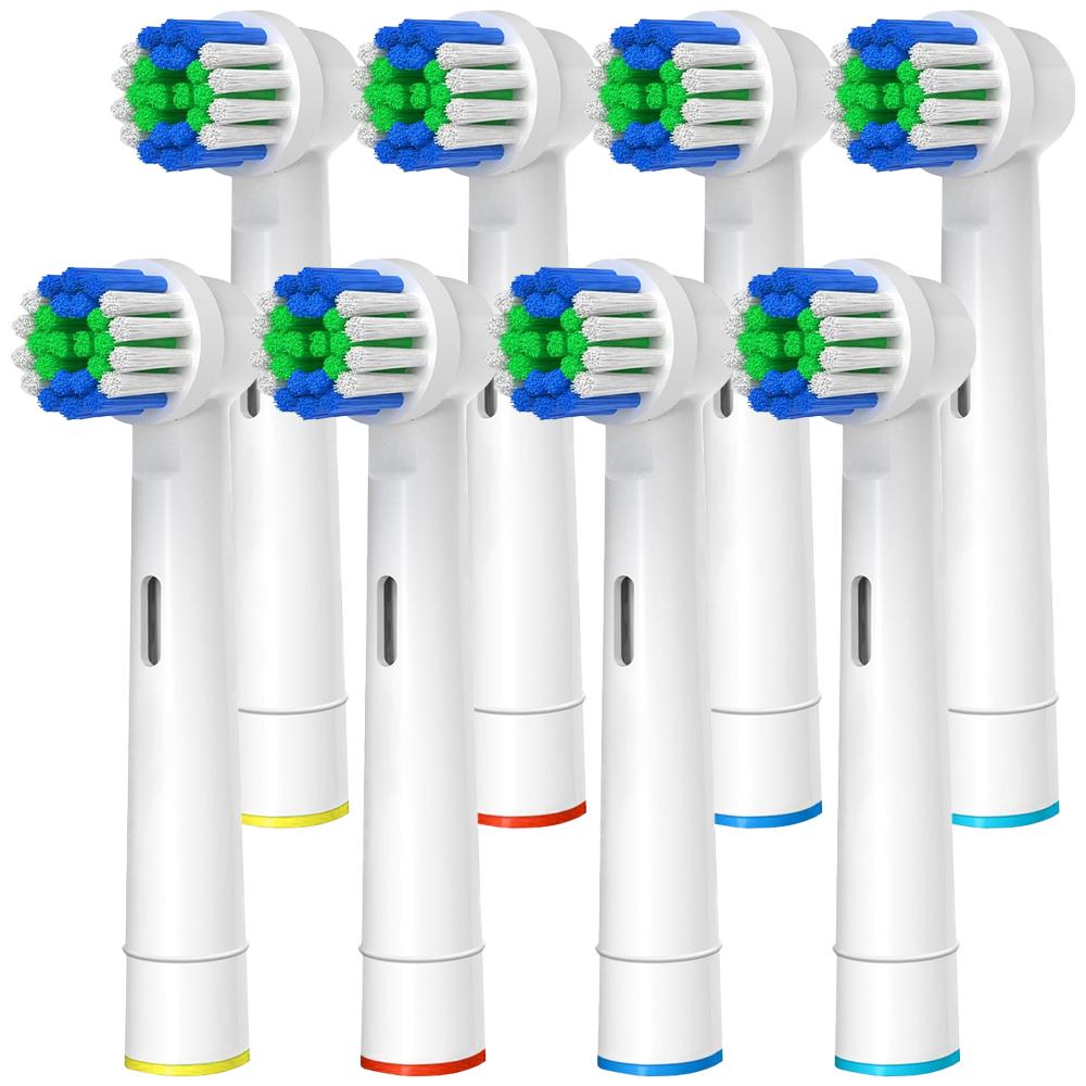 4/8/12/20 Pcs Compatible with Oral B Click-on Electric Toothbrush Replacement Brush Heads, Toothbrushes Head Refill for 1000 500