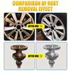 Car Wheel Cleaner - Powerful Stain Removal and Polishing, Iron Powder Rust Remover, Aluminum Alloy Restoration Car Wash Cleaning