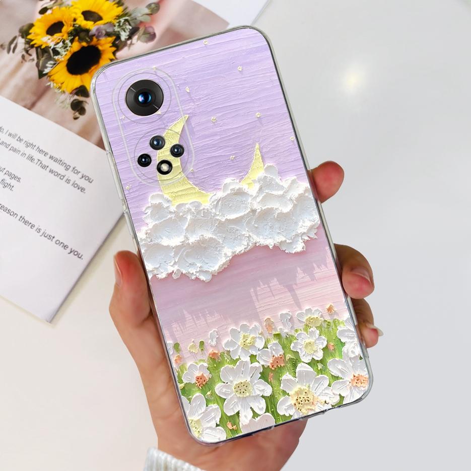 For Huawei Honor 50 Case NTH-AN00 New Fashion Painted Cover Soft Silicone Phone Case For Honor 50 Lite Honor50 Pro Fundas Bumper