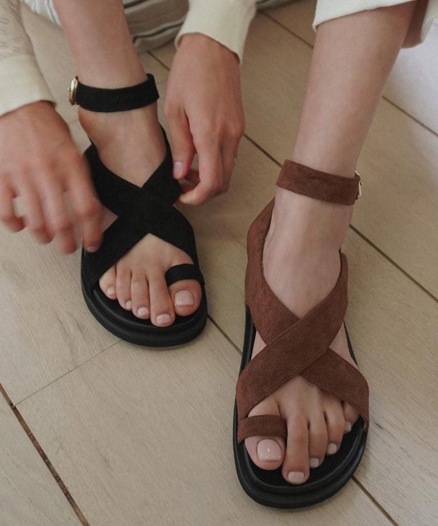 Halteallez Toe Ring Strap Sandals Ha2652