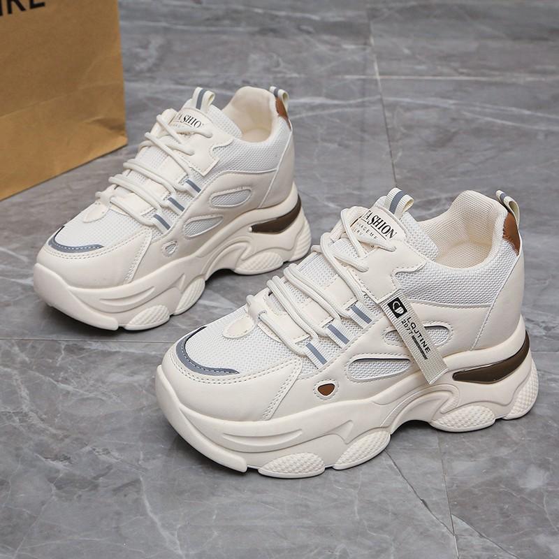 Neue Herbst Papa Schuhe Damen Allround Kleine Dicke Sohle Atmungsaktiver Lässiger Sneaker