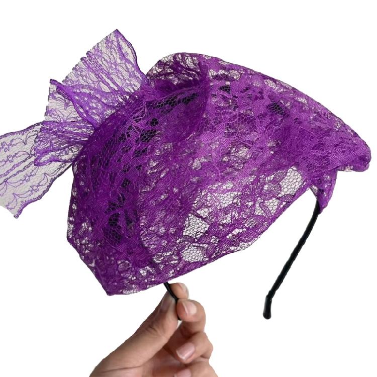 Fascinator Hut Damen Blume Netzband Kopfband Cocktail Teeparty Kopfschmuck