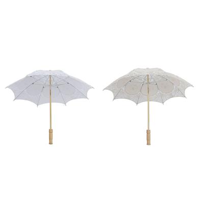 Umbrelă de dantelă Umbrelă de nuntă Umbrelă de dantelă de mireasă Umbrelă de flori de broderie decorativă pentru foto