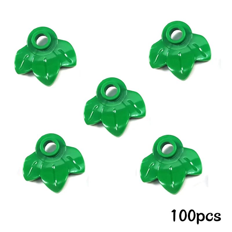 Non-Toxic Moc Building Blocks Plant Bush Tree Flower Grass Diy Buildingparts Creative Bricks 2417 2423 4727 6255 30176 33291 32607 Toys