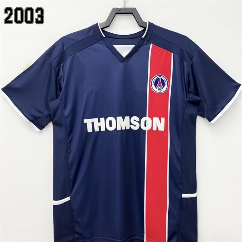 

Ретро Футболка Paris Saint-Germain Футбольна Футболка Тайська Версія Товар А Домашня Виїзна З коротким рукавом Чоловіча S