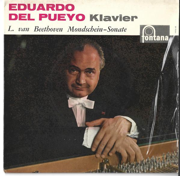 

7inch Record EDUARDO DEL PUEYO L. VAN BEETHOVEN Mondscheinsonate 495045CE FONTANA Holland Classical Used