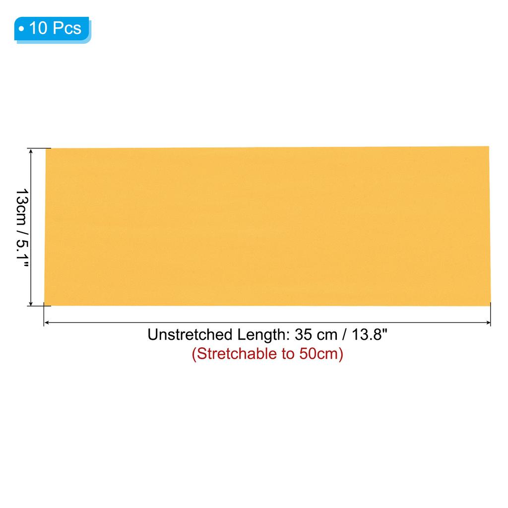 10pcs Stretch Chair Sashes Bow Sash Elastic Chair Cover Bands Sashes Bow Tie for Wedding Banquet Events Decorations 14"x5"