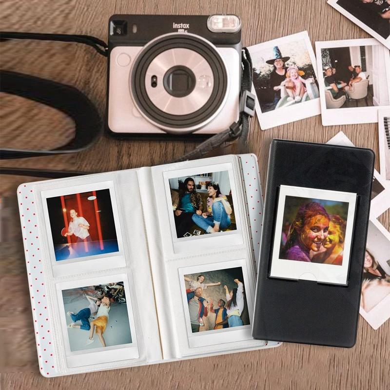 Photo Album Book for Fujifilm Instax Square SQ20/SQ10/SQ6/SP3 With 64 Pockets Picture Wedding Birthday Memorial Gift Album
