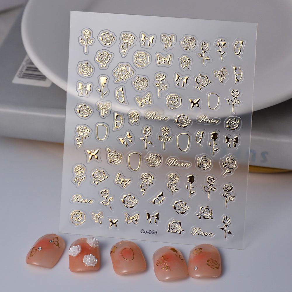 3D Starfish Goldfish Jelly Stickers for Nails, Phones, iPads & Planners