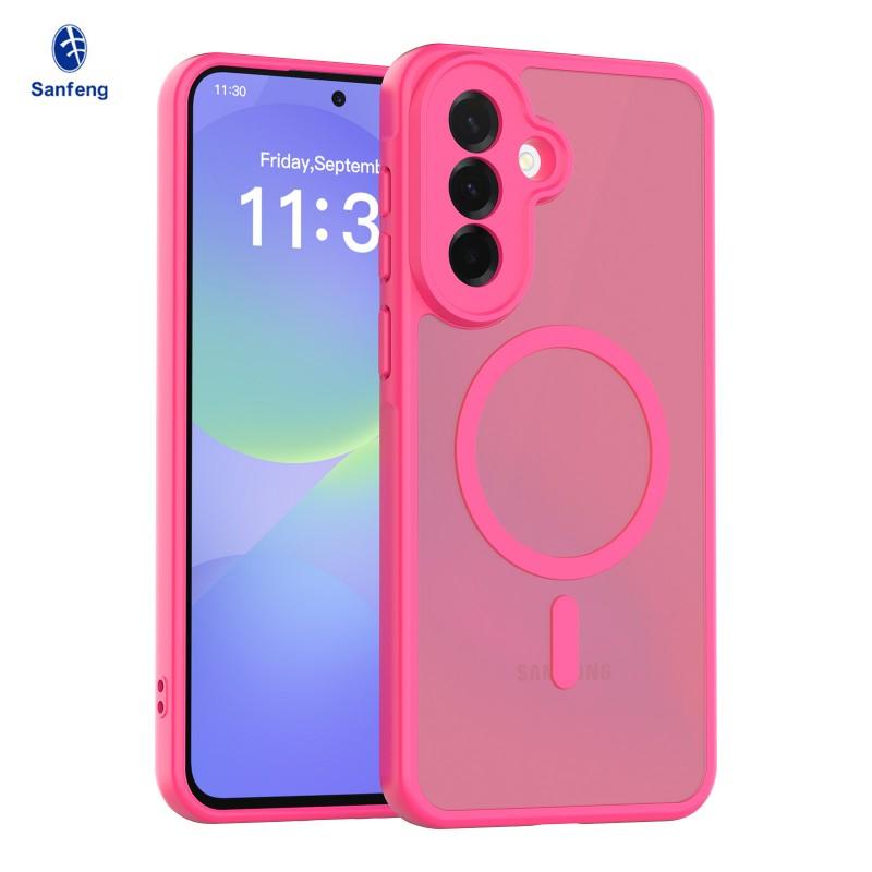 Suitable A37 Magnetic Phone Case A17 Matte Galaxy A57 Drop Resistance Protective Cover