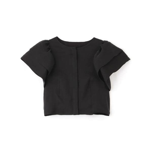Jill by Jill Stuart Balloon Sleeve Cropped Blouse