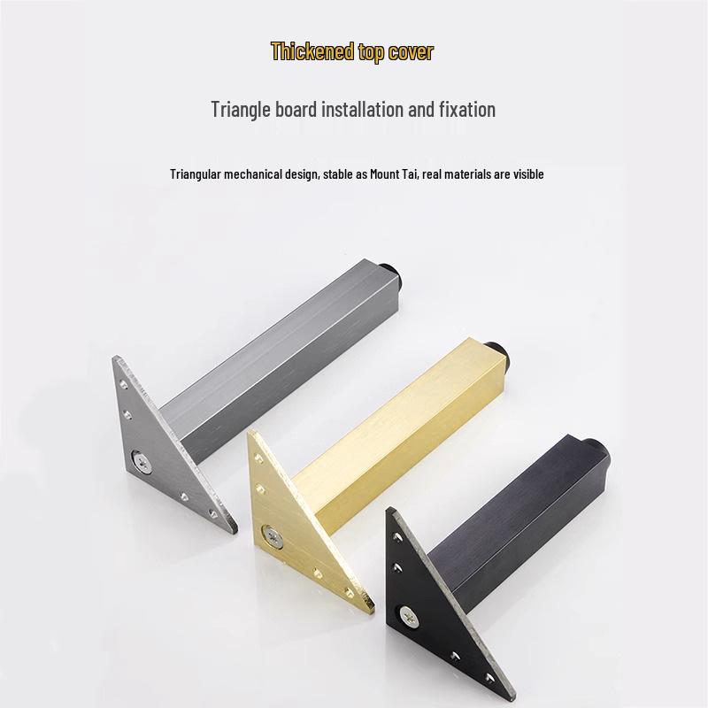 Triangular Aluminum Alloy Adjustable Sofa and Cabinet Legs