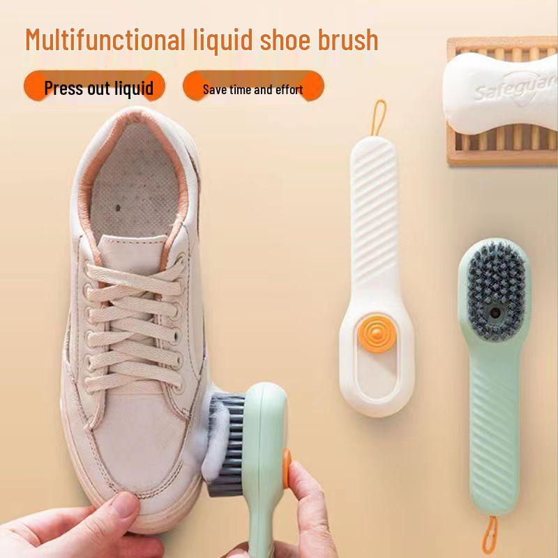 Multifunctional Soft Bristle Shoe Brush - Gentle, Professional Cleaning for All Shoes