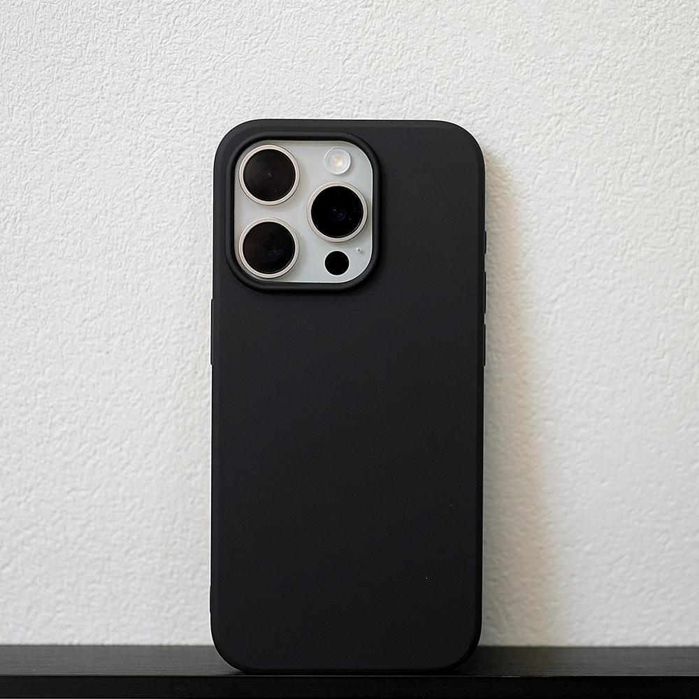 Luksusowe Matowe Miękkie Silikonowe Etui Na iPhone 16e 16 15 14 13 Pro Max Plus Mini Przezroczyste Ultra Cienkie Etui Jednolita Czarna Tylna Pokrywa