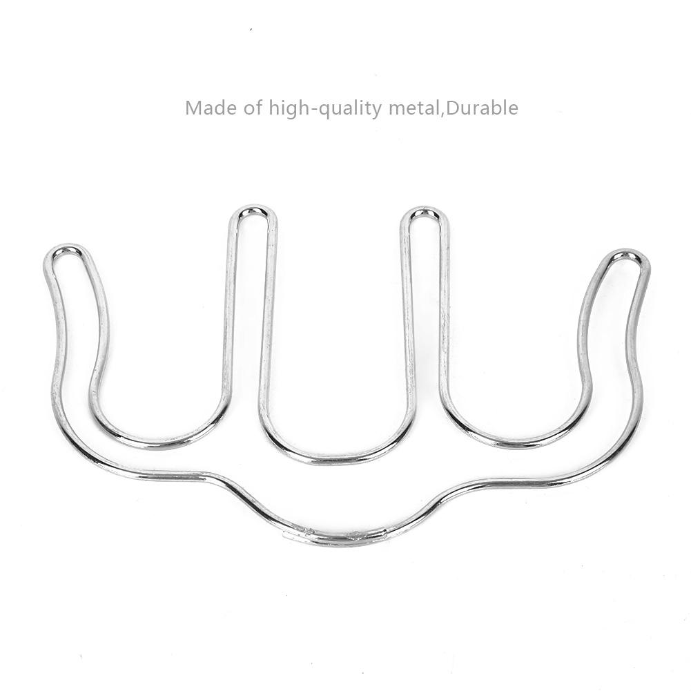 2PCs Music Page Holder Book Clip Musical Instrument Accessories M Type Iron Lightweight(Silver )