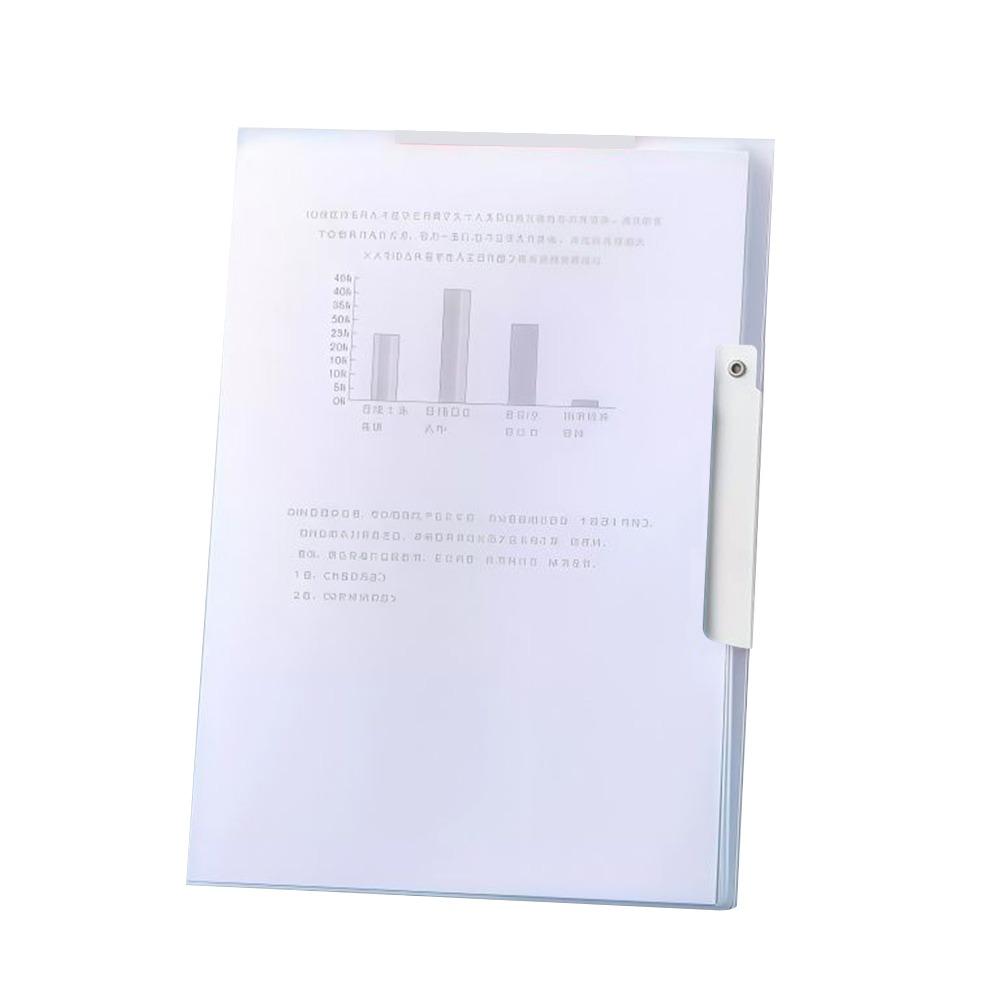 Transparente Schwingstangen-Aktenordner mit Doppelklammern A3/A4 Dokumentenklammer Seitenöffnung Testpapier-Organizer Schüler