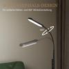 LED Floor Lamp Dimmable, Remote Control, 360 degrees Gooseneck, Black