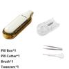 2 In1Pill Box with Pill Cutter 4 Grids Portable Daily Compact Medicine Dispenser Sealed Mini Clear Tablet Taker for Home Travel