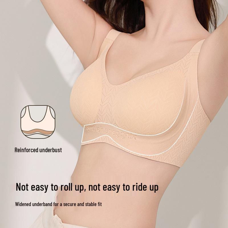Anti-Gravity Support Lift Nude Seamless Sports Bra - Light Shaping & Fixed Cup
