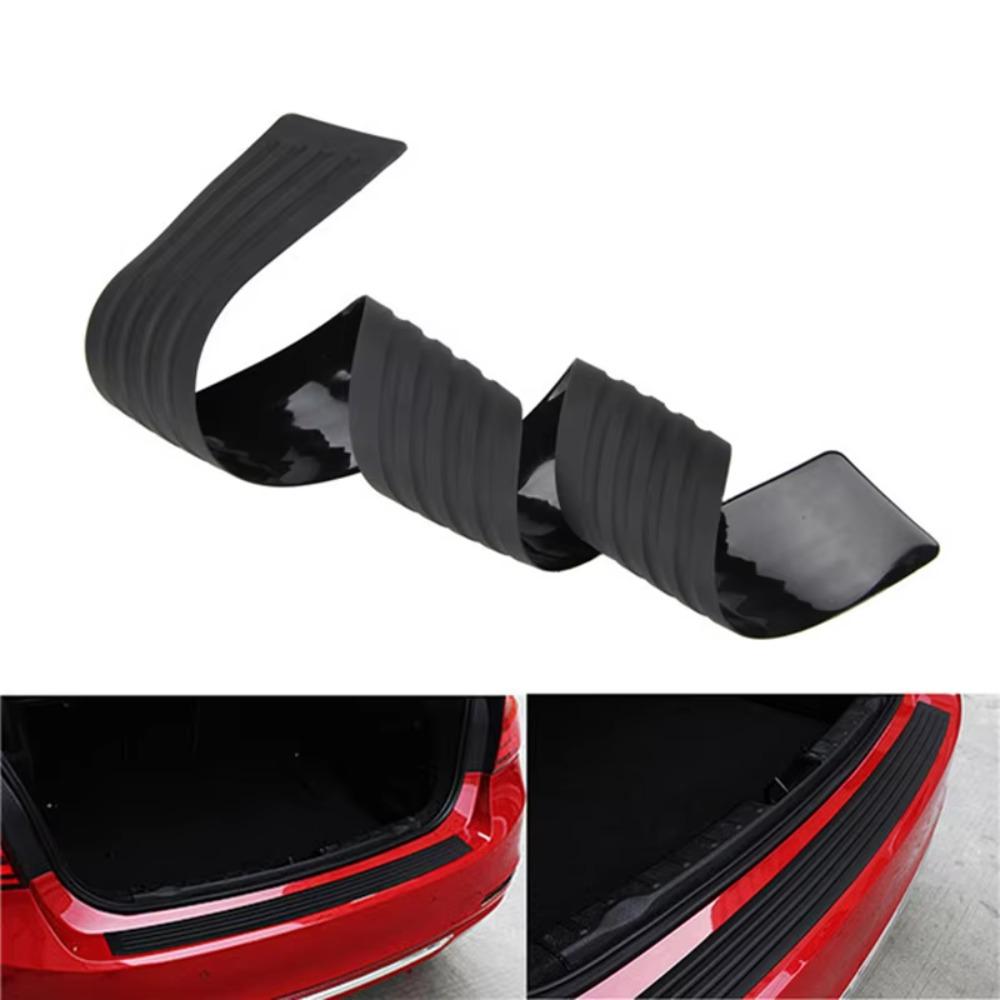 Car Trunk Protective Strip Anti-collision and Anti Scratch Rubber Strip Tailgate Decorative Strip Door Sill Rear Guard Plate