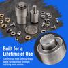 1set Precise Alignment Eyelet Puncher Tool Heavy Duty Grommet Die Mold  DIY Craft Accessories