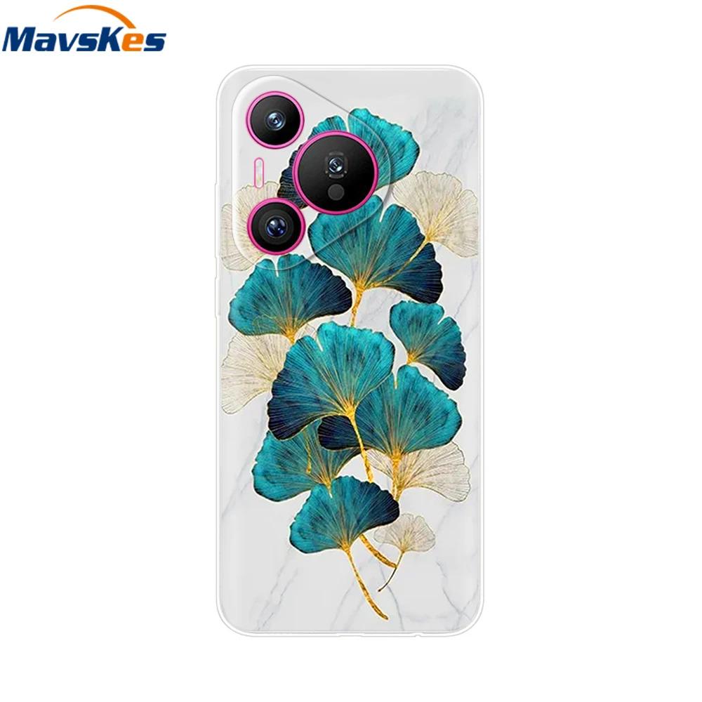 For Huawei Pura 70 Pro Case Pura 70 Clear Back Cover Pretty Girl Bumper Soft TPU Funda For Huawei Pura 70 Pro+ Pura70 Ultra Capa