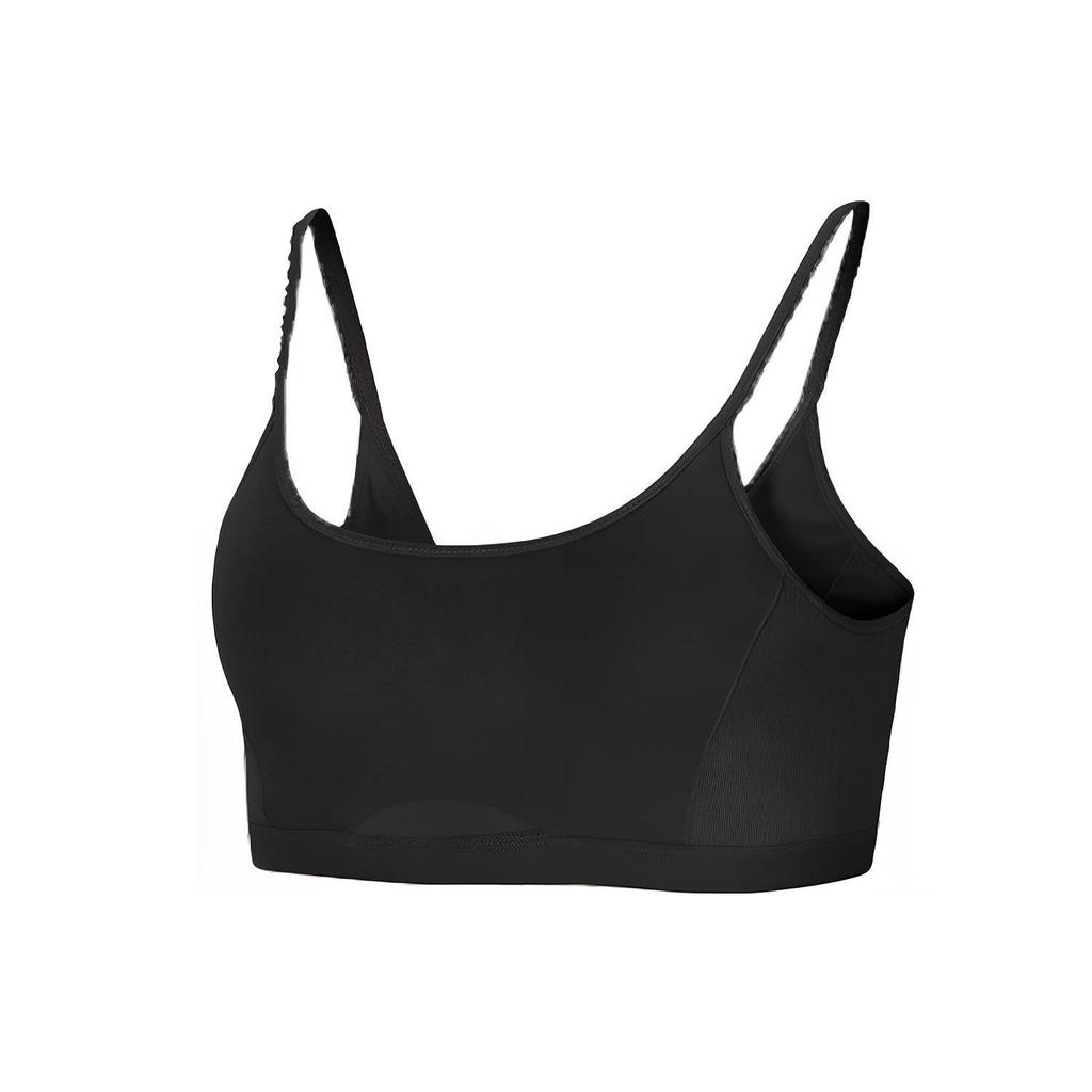 Nike Yoga Luxe Indy Low Impact Support Solid Sports Bra Women Underwear Black CV5657-010