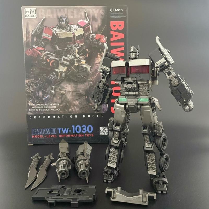 BAIWEI 20CM Coole Transformations-Actionfigur Schönes Spielzeug Film 7 Serie KO SS13 Anime Roboter Auto Panzer Modell Kinder Junge TW-1029 TW-1032