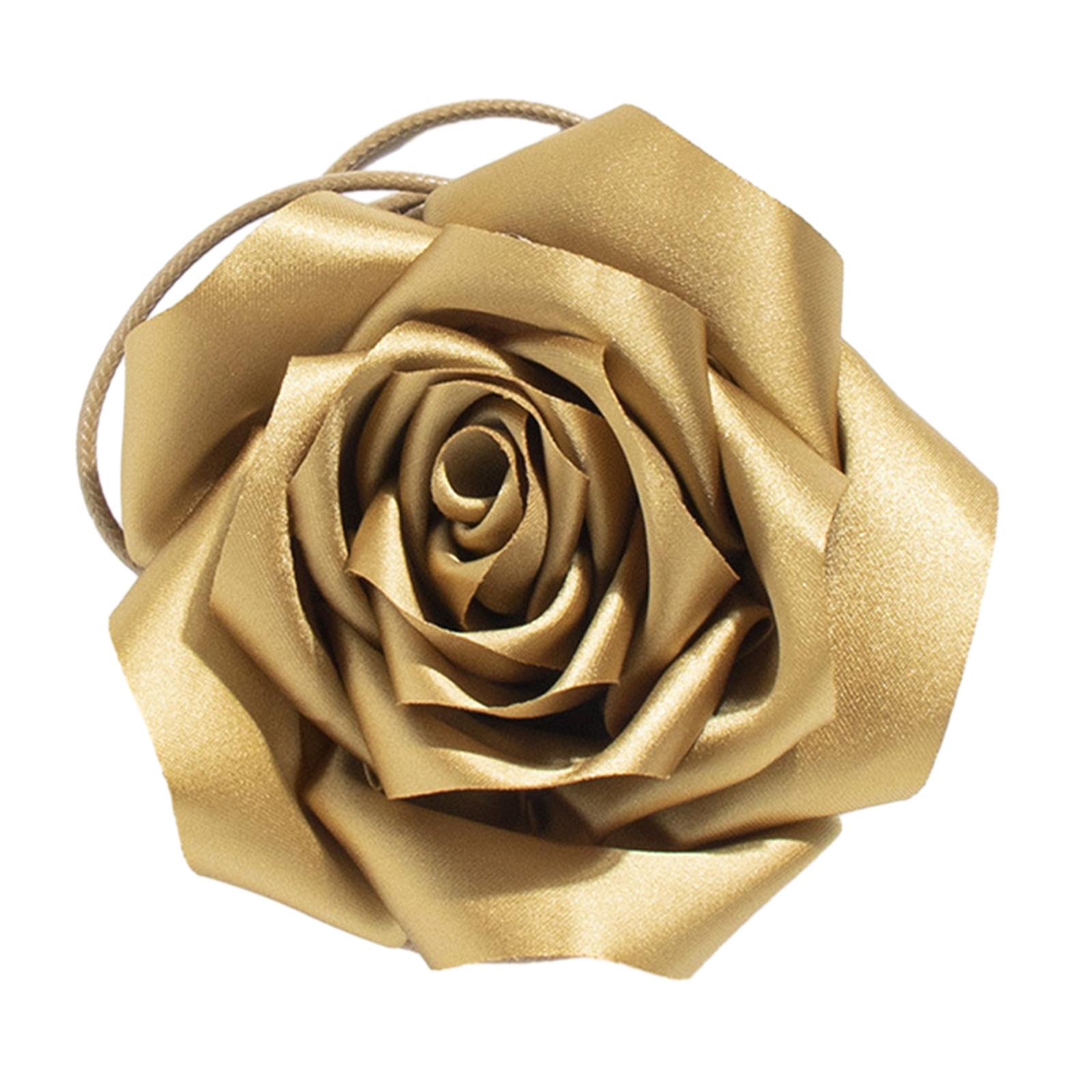 

Elegant Rose Flower Waist Belt Dress Decorative Waistband Party Waist Rope Belt Women Waist Bands Jewelry Decorations золотий