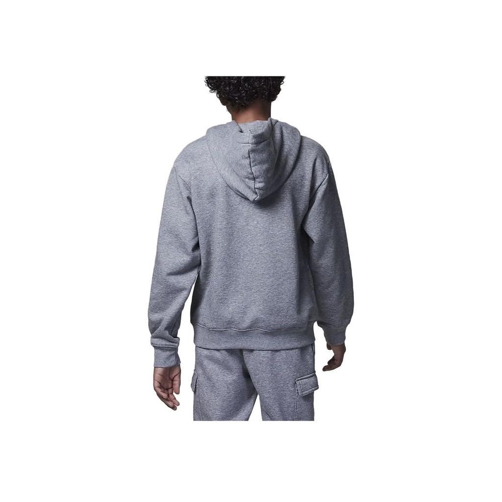 Jordan Alphanumeric Hoodie Casual Plus Velvet Long-Sleeve Sweatshirt Kids Tops Carbon-Grey FV3203-091