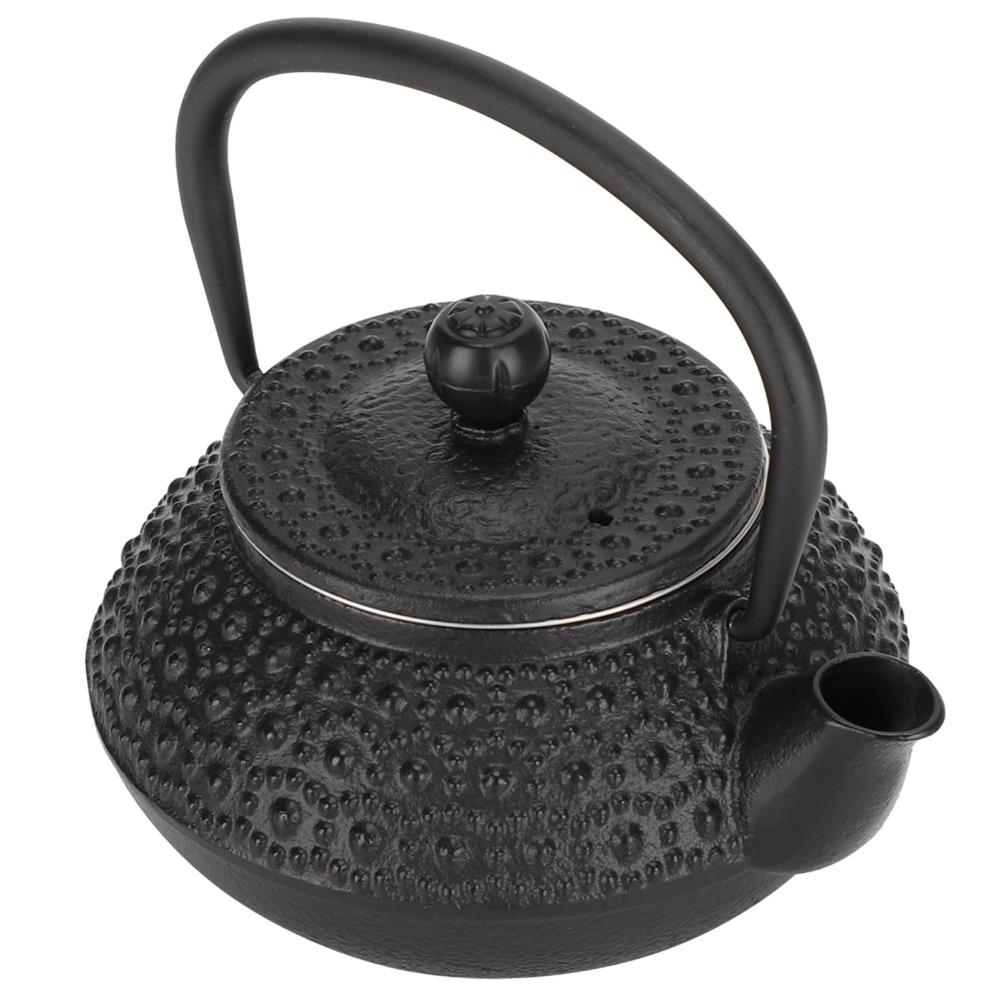 0.3L Tea Kettle Boiler Hammered Texture Loose Leaf Tea Kettle Teapots Iron Tea Set  For Home