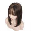 Chocolate Colored Medium Long Straight Hair