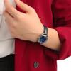 Casio STANDARD series life waterproof quartz movement leather strap Japanese and Korean watch 3428.27.5mm men's watch blue dial LTP-V005L-2B