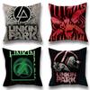 Band Linkin Album Park Personalisierte Kissenhülle Kinderzimmer Wild Party Dekor Kissenbezug Kind Geburtstag Dusche Geschenk