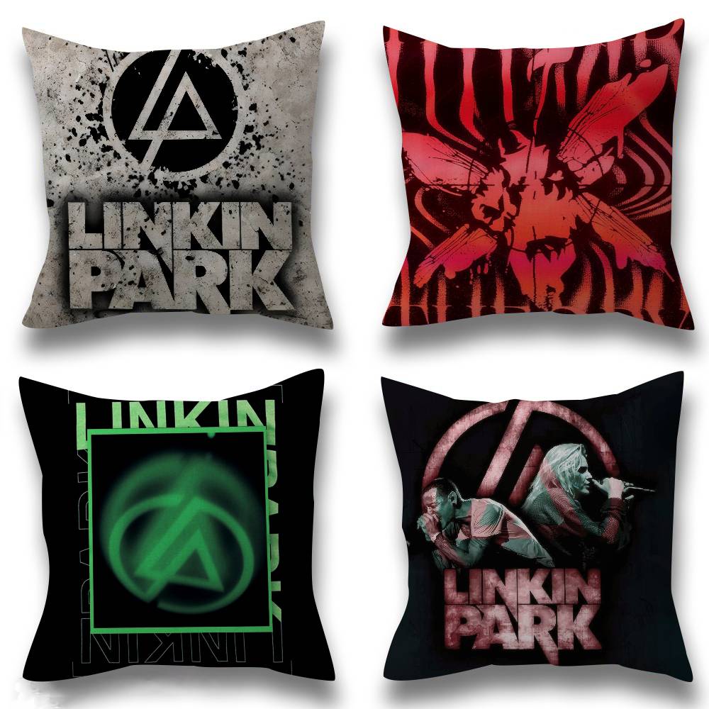 Band Linkin Album Park Personalisierte Kissenhülle Kinderzimmer Wild Party Dekor Kissenbezug Kind Geburtstag Dusche Geschenk