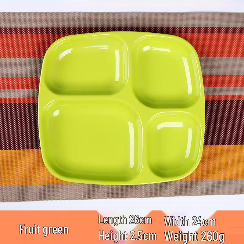 Thickened Melamine Divided Lunch Plate