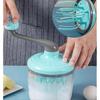 Rotary Hand Whisk Manual Whisk Egg Beater Rotary Handheld Egg Frother Mixer For Baking Cooking