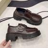 Versatile Loafers College Style Lolita Flats Jk Single Shoes 2024 Autumn New British Style Retro Small Leather Shoes Women
