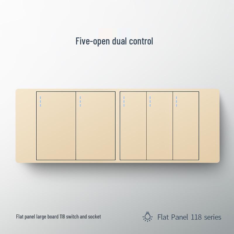 International Electric 118 Type Concealed Multi-Hole Panel: 16A, 6-Hole, 9-Hole, 12-Hole Switch and Socket.