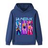 Children's Anime Costume Kpop Devil Hunter Casual Fashion Autumn and Winter Girls' Sportswear Hooded Sweatshirt