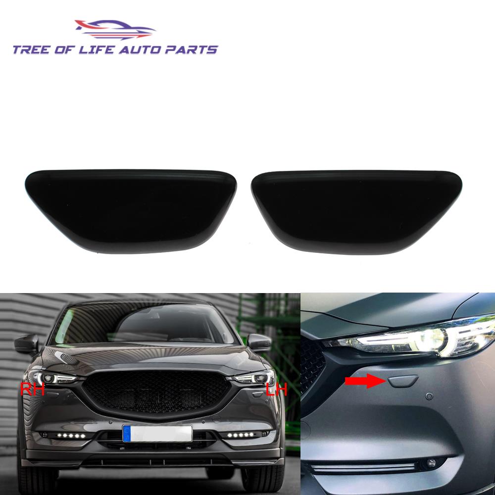 KB8M-5182X KB8M-518G1 Front Bumper Headlight Washer Spray Nozzle Jet Cover For Mazda CX-5 KF 2017 2018 KB8M-518H1 KB8M-5182Y