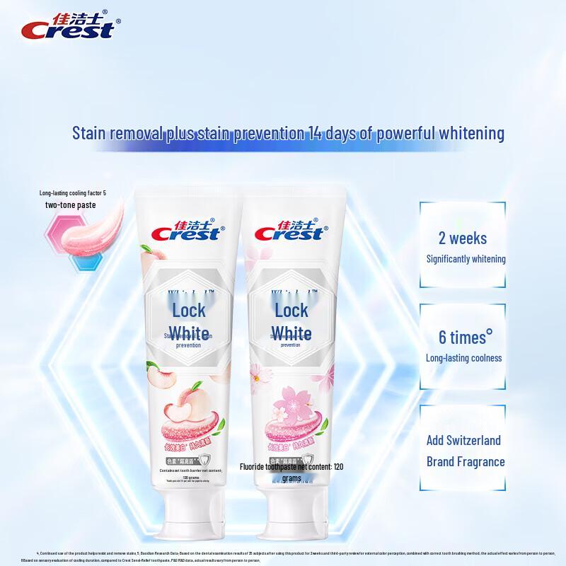 Crest Fragrance Lock Whitening Toothpaste