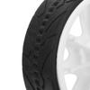 1Celsius10 Racing RC Car Wheel Plastic Wheel Hub with Grooved Rubber RC Car Spare Accessory