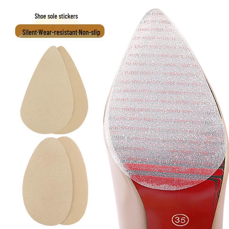 Anti-Slip Heel and Sole Protector Sticker - Wear-Resistant, No-Cut Outsole for Shoe Forefoot