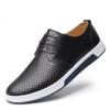 Men's Comfortable and Breathable Casual Board Shoes, Single Shoes, Leather Shoes