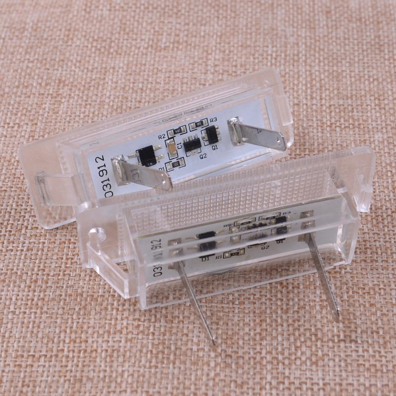 2pcs White LED Number License Plate Light Lamp Fit For Opel Astra-F Calibra