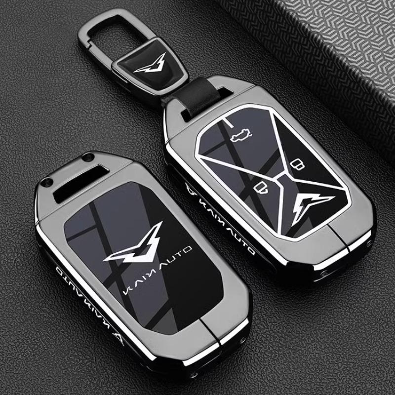 Zinc Alloy Key Fob Cover For Kaiyi Kunlun Ihd 300 Models - Luxury Key Case Protector